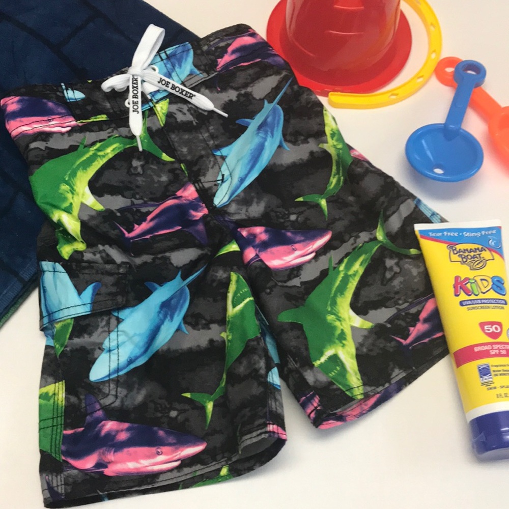✨HP✨ Joe Boxer Boys Shark Swim Trunks